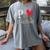 P Is For Preschool Teacher Student Back To School Women's Comfort Colors T-Shirt Gray