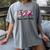 Peace Love Books Librarian Teacher Life Book Library Tie Dye Women's Comfort Colors T-Shirt Gray