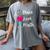 Peace Love Math Maths Teacher Pi Symbol Men Women Women's Comfort Colors T-Shirt Gray