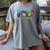 Peace Love Physical Education Tie Dye Sports PE Teacher Women's Comfort Colors T-Shirt Gray