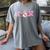 Pink Ghost Teach Halloween Teacher In Spooky Season Women's Comfort Colors T-Shirt Gray Pink Ghost Teach Halloween Teacher In Spooky Season Women's Comfort Colors T-Shirt Gray