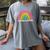 Playing Is Learning Early Childhood Education ECE Teacher Women's Comfort Colors T-Shirt Gray