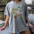 Progress Over Perfection Caterpillar Back To School Teacher Women's Comfort Colors T-Shirt Gray