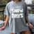 Proud Supporter Of Snow Days Teacher Christmas Men Women Women's Comfort Colors T-Shirt Gray