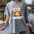 Quien Who Owl Spanish Teacher Women's Comfort Colors T-Shirt Gray Quien Who Owl Spanish Teacher Women's Comfort Colors T-Shirt Gray