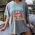 Reading Adventure Library Student Teacher Book Women's Comfort Colors T-Shirt Gray