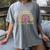 Retired Teacher Rainbow Women's Comfort Colors T-Shirt Gray