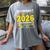 Retirement Primary Elementary Teacher 2026 Retiring Progress Women's Comfort Colors T-Shirt Gray
