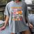 Retro Fall In Love With Learning Pumpkin Autumn Teacher Women's Comfort Colors T-Shirt Gray