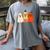 Retro Pencil Ghost Boo Spooky Teacher Halloween Costume Women's Comfort Colors T-Shirt Gray Retro Pencil Ghost Boo Spooky Teacher Halloween Costume Women's Comfort Colors T-Shirt Gray