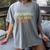 Retro Scientist Warning May Talk About Science Teacher Women's Comfort Colors T-Shirt Gray