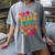 Retro Teach Love Inspire Back To School Teachers Women's Comfort Colors T-Shirt Gray Retro Teach Love Inspire Back To School Teachers Women's Comfort Colors T-Shirt Gray