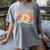 Retro Teacher Daisy Colorful Elementary School Teacher Women's Comfort Colors T-Shirt Gray