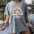 School Bus Trip Vibes Students Teachers Students Field Trip Women's Comfort Colors T-Shirt Gray