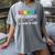 School Psychologist Is a Work Of Heart Teacher LSSP Doctor Women's Comfort Colors T-Shirt Gray