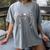 Science Teacher Dancing Skeleton Halloween Chemist Scientist Women's Comfort Colors T-Shirt Gray