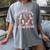 These Boots Are Made For Teaching Western Cowgirl Teacher Women's Comfort Colors T-Shirt Gray These Boots Are Made For Teaching Western Cowgirl Teacher Women's Comfort Colors T-Shirt Gray