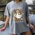 Silly Goose Teachers Club Cozy Fall Teacher Women's Comfort Colors T-Shirt Gray
