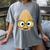 The Smart Seed Good Egg Teacher Halloween Costume Food Group Women's Comfort Colors T-Shirt Gray The Smart Seed Good Egg Teacher Halloween Costume Food Group Women's Comfort Colors T-Shirt Gray