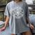 Snow Day Supporter Teacher Student Winter Snowflake Women's Comfort Colors T-Shirt Gray Snow Day Supporter Teacher Student Winter Snowflake Women's Comfort Colors T-Shirt Gray