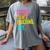 Sorry Can't Quilting Bye Teacher Student Quilting Women's Comfort Colors T-Shirt Gray