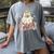 Spooky Teacher Groovy Retro Ghost Teacher Halloween 2023 For Men Women Kids Women's Comfort Colors T-Shirt Gray