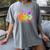 Spooky Teacher Halloween Ghost Fall Autumn Season Women Women's Comfort Colors T-Shirt Gray