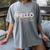Start With Hello Different World Language Learning Teacher Women's Comfort Colors T-Shirt Gray Start With Hello Different World Language Learning Teacher Women's Comfort Colors T-Shirt Gray