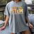 STEM Teacher Thanksgiving Grateful Educator Science Class Women's Comfort Colors T-Shirt Gray
