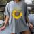 Sunflower Puzzle Pieces Autism Awareness For Mom Teacher For Women Women's Comfort Colors T-Shirt Gray