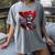 Super Power Superhero Boston Terrier Dog For Men Women Kids Women's Comfort Colors T-Shirt Gray