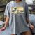Surfing Boston Terrier Kanagawa Wave Japanese Dog For Men Women Kids Women's Comfort Colors T-Shirt Gray