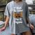 I Teach The Cutest Pre-K Pilgrims Thanksgiving Teacher Item Women's Comfort Colors T-Shirt Gray