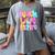 Teach Love Inspire Preppy Back To School Teacher Women Women's Comfort Colors T-Shirt Gray Teach Love Inspire Preppy Back To School Teacher Women Women's Comfort Colors T-Shirt Gray