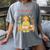 I Teach In My Pajamas Crayon Home School Teacher PJs Women's Comfort Colors T-Shirt Gray