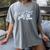 Teacher Blue Chinoiserie Coquette Bow Heart Teacher Life Women's Comfort Colors T-Shirt Gray Teacher Blue Chinoiserie Coquette Bow Heart Teacher Life Women's Comfort Colors T-Shirt Gray