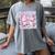 Teacher Bow Pencil Flowers Teacher Back To School Women's Comfort Colors T-Shirt Gray