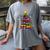 Teacher Crayon Christmas Tree Lights Student School Xmas Women's Comfort Colors T-Shirt Gray