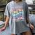 Teacher Dear Students Behind Me 1st Day Of School On Back Women's Comfort Colors T-Shirt Gray Teacher Dear Students Behind Me 1st Day Of School On Back Women's Comfort Colors T-Shirt Gray