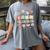 Teacher Groovy Play Is Learning Back To School Women's Comfort Colors T-Shirt Gray
