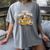 Teacher Halloween School Bus Driver Cute Ghost Witch Party Women's Comfort Colors T-Shirt Gray