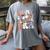 Teacher Halloween In My Spooky Teacher Era Retro Groovy Women's Comfort Colors T-Shirt Gray