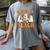 Teacher Halloween Trick Or Teach Retro Groovy Floral Ghost Women's Comfort Colors T-Shirt Gray Teacher Halloween Trick Or Teach Retro Groovy Floral Ghost Women's Comfort Colors T-Shirt Gray
