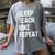 Teacher Hiking Shirt Teaching Hiker T Shirt Women's Comfort Colors T-Shirt Gray Teacher Hiking Shirt Teaching Hiker T Shirt Women's Comfort Colors T-Shirt Gray