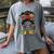Teacher Life Messy Bun Glasses Leopard Sunflower Women's Comfort Colors T-Shirt Gray Teacher Life Messy Bun Glasses Leopard Sunflower Women's Comfort Colors T-Shirt Gray