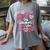Teacher Positive Affirmations Candy Heart Valentine's Day Women's Comfort Colors T-Shirt Gray
