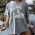 Teacher Skeleton Messy Bun I'Ll Just Wait Until Its Quiet Women's Comfort Colors T-Shirt Gray Teacher Skeleton Messy Bun I'Ll Just Wait Until Its Quiet Women's Comfort Colors T-Shirt Gray