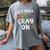Teacher's Get Your Cray On Dabbing Crayons Women's Comfort Colors T-Shirt Gray Teacher's Get Your Cray On Dabbing Crayons Women's Comfort Colors T-Shirt Gray