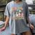 Teaching Future Leaders Teacher Back To School Cute Goose Women's Comfort Colors T-Shirt Gray