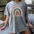 Technology Teacher Rainbow Appreciation Day Back To School For Men Women Women's Comfort Colors T-Shirt Gray
